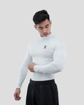 Hustle High Neck Full Sleeve Compression T-shirt