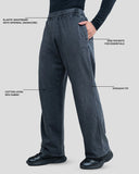 Acid Wash Straight Pants