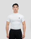 Hustle High Neck Compression T-shirt