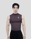 Hustle High Neck Compression Tank