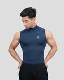 Hustle High Neck Compression Tank
