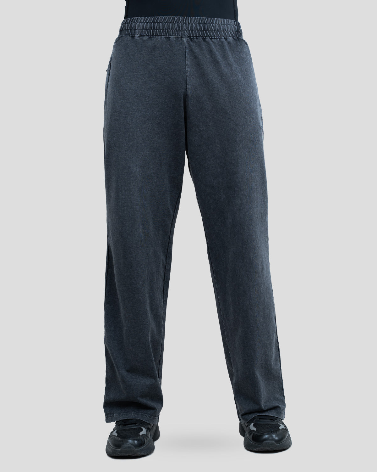 Acid Wash Straight Pants