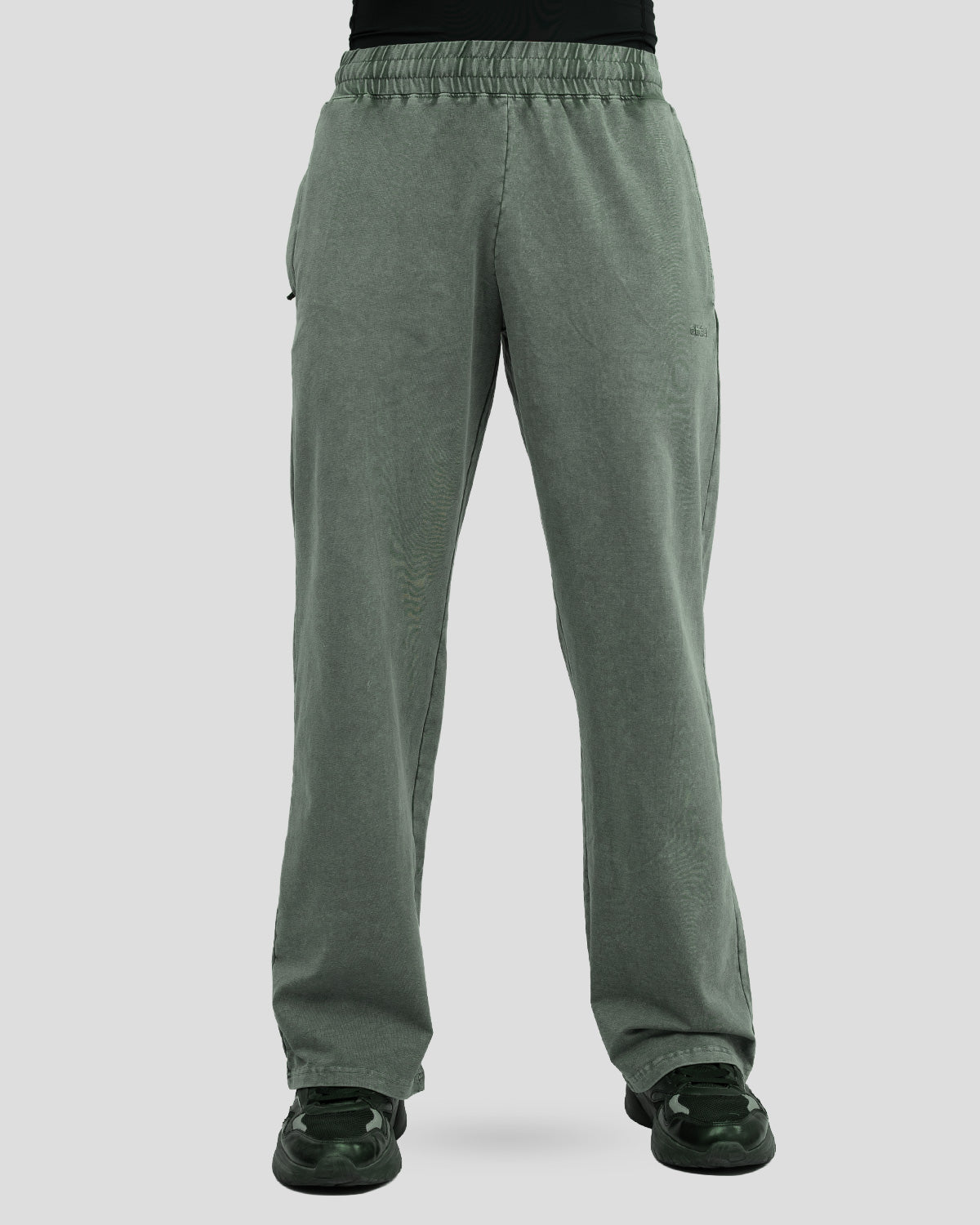 Acid Wash Straight Pant