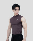 Hustle High Neck Compression Tank