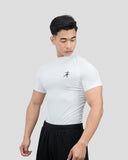 Hustle High Neck Compression T-shirt