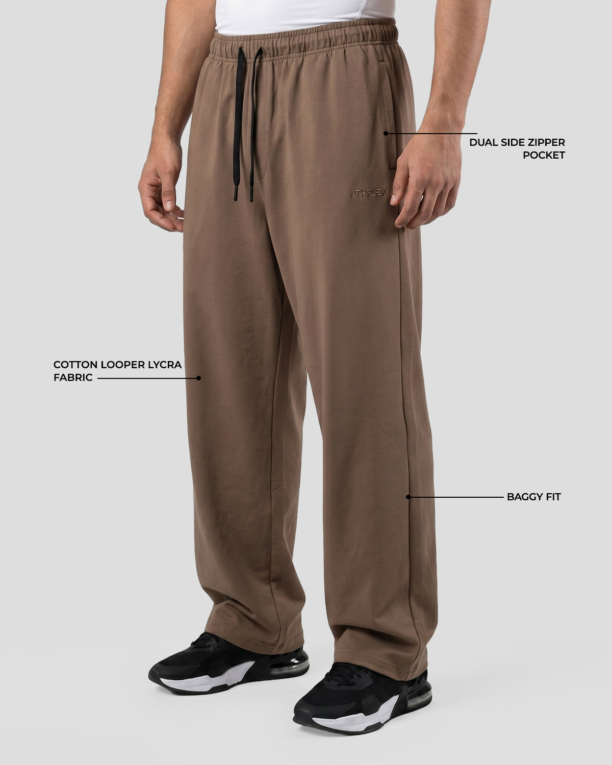 Sloid Baggy Pants