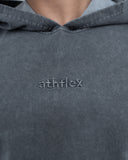 Acid Wash Sleeveless Hoodie