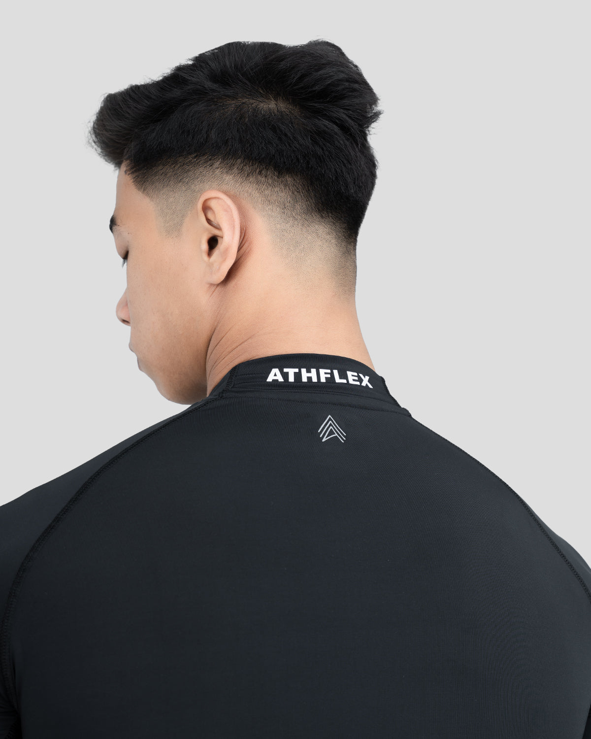 Hustle High Neck Full Sleeve Compression T-shirt