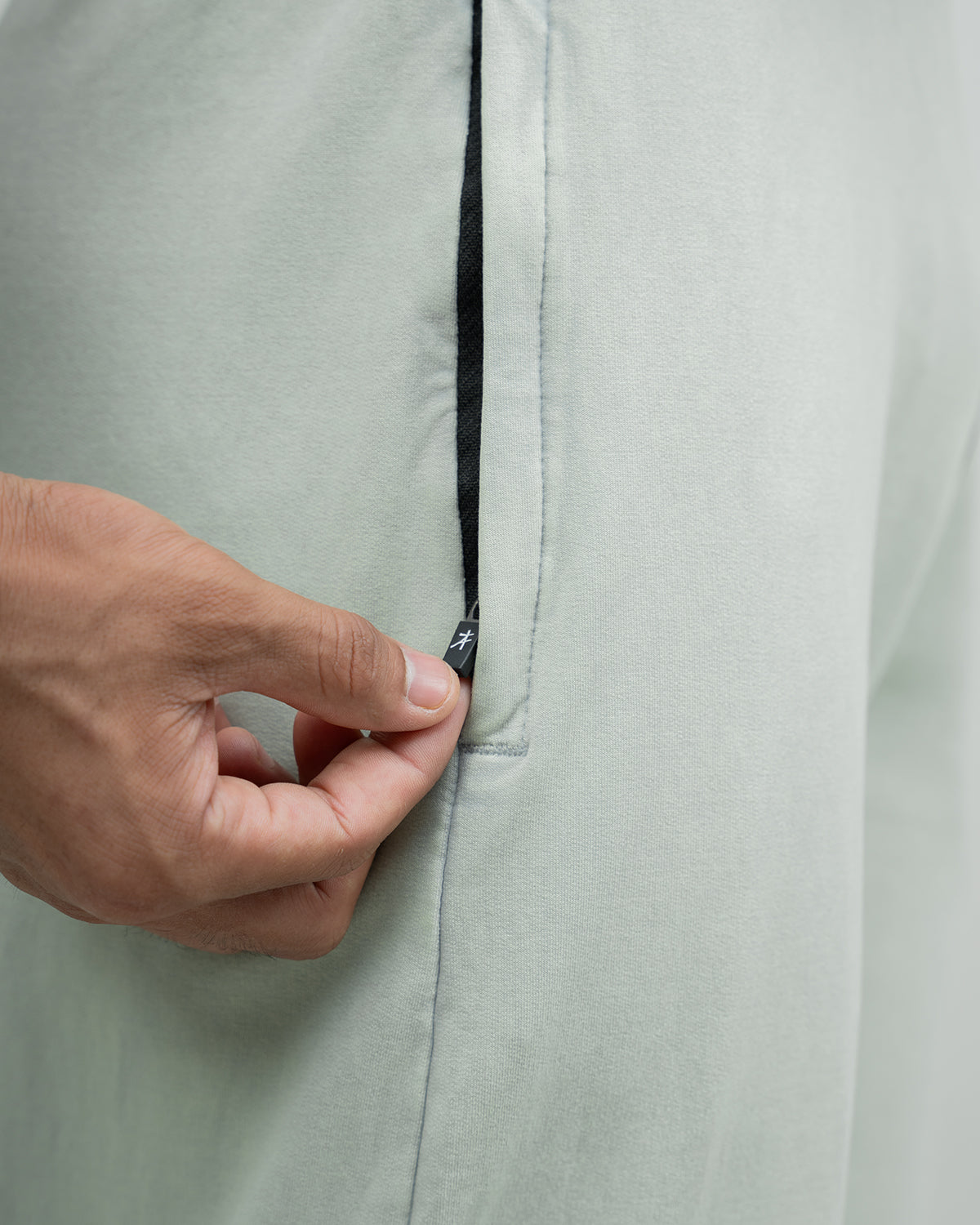 Washed Straight Pants