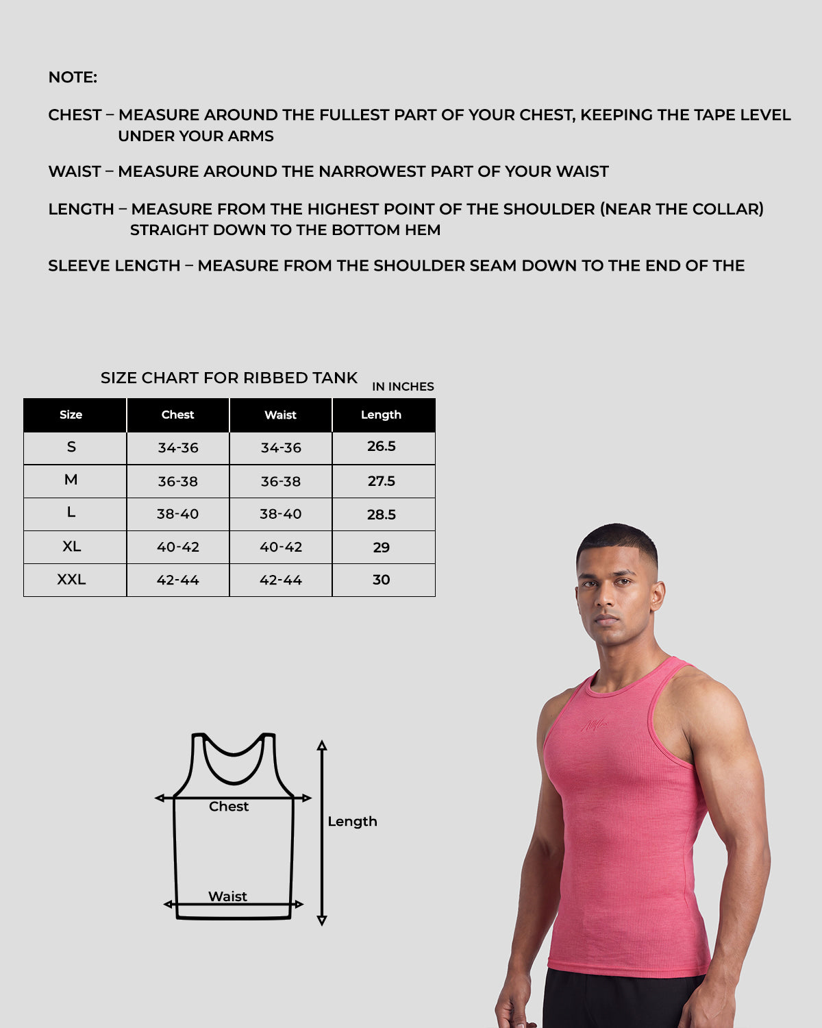 Pink melange Athflex Signature Ribbed Tank, product gallery image 5 of 7.