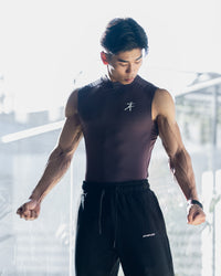 Hustle High Neck Compression Tank