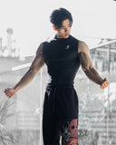 Hustle High Neck Compression Tank